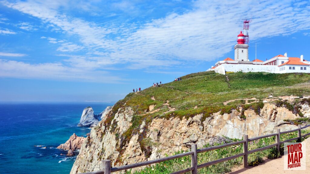 Cabo da Roca’s rugged coastline, Europe’s westernmost point in Portugal, powered by Tour Map Portugal