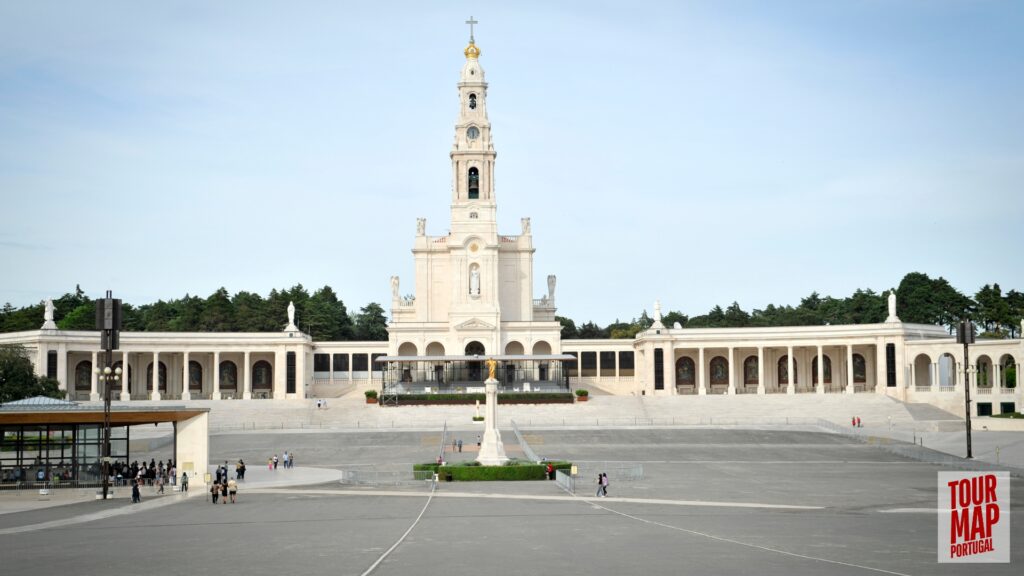 Sanctuary of Fátima, Portugal, a significant pilgrimage site explored with Tour Map Portugal.