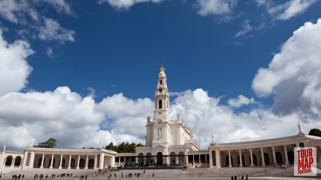 Sanctuary of Fátima, Portugal, a significant pilgrimage site explored with Tour Map Portugal.