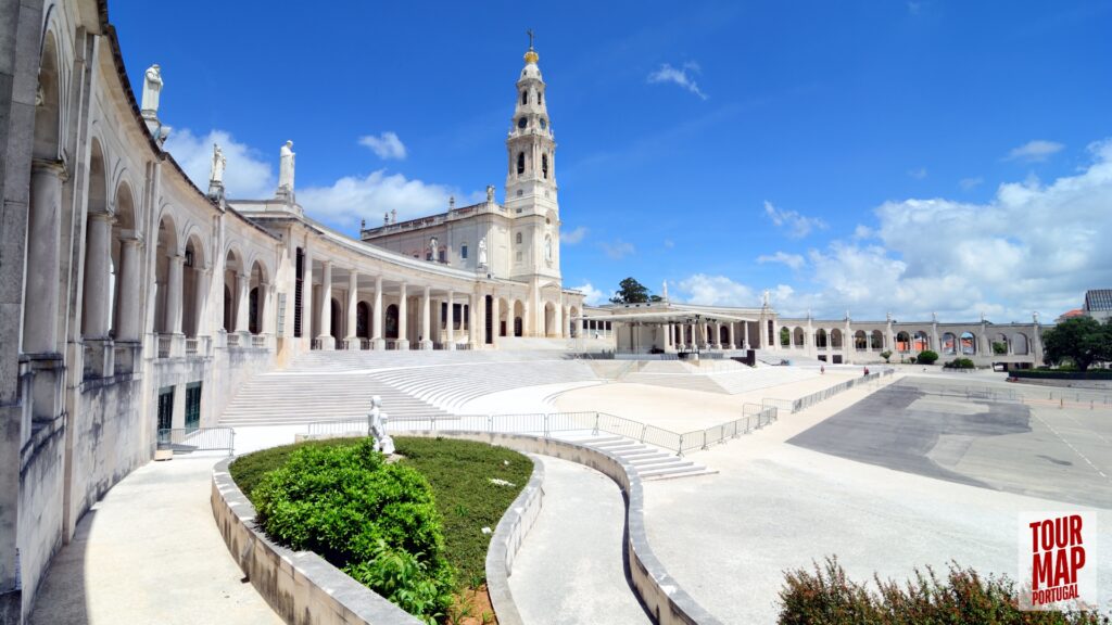 Sanctuary of Fátima, Portugal, a significant pilgrimage site explored with Tour Map Portugal.