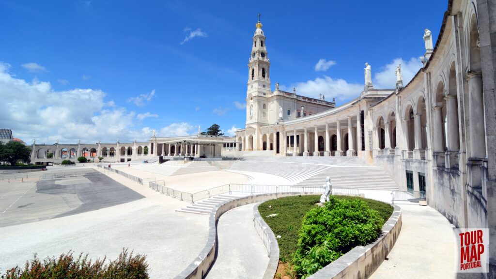 Sanctuary of Fátima, Portugal, a significant pilgrimage site explored with Tour Map Portugal.