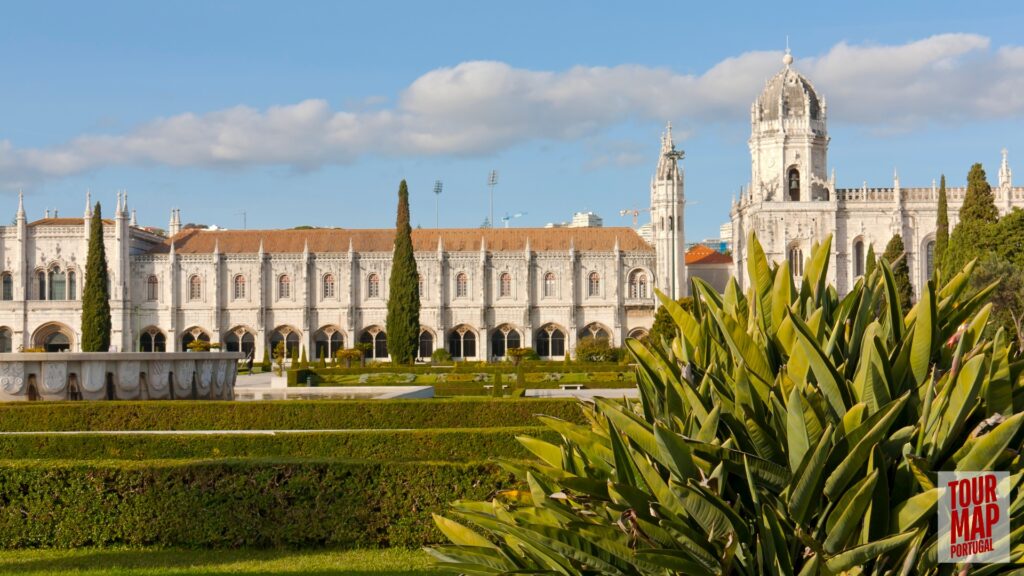 UNESCO-listed Jerónimos Monastery near Tagus River in Lisbon, featured by Tour Map Portugal