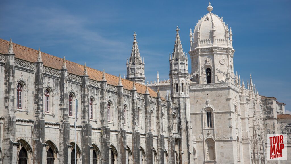 UNESCO-listed Jerónimos Monastery near Tagus River in Lisbon, featured by Tour Map Portugal