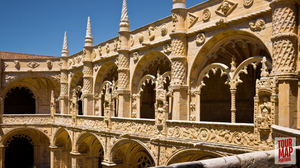 UNESCO-listed Jerónimos Monastery near Tagus River in Lisbon, featured by Tour Map Portugal