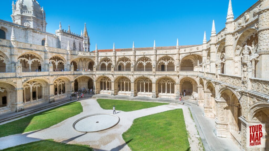 UNESCO-listed Jerónimos Monastery near Tagus River in Lisbon, featured by Tour Map Portugal