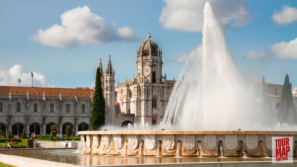 UNESCO-listed Jerónimos Monastery near Tagus River in Lisbon, featured by Tour Map Portugal