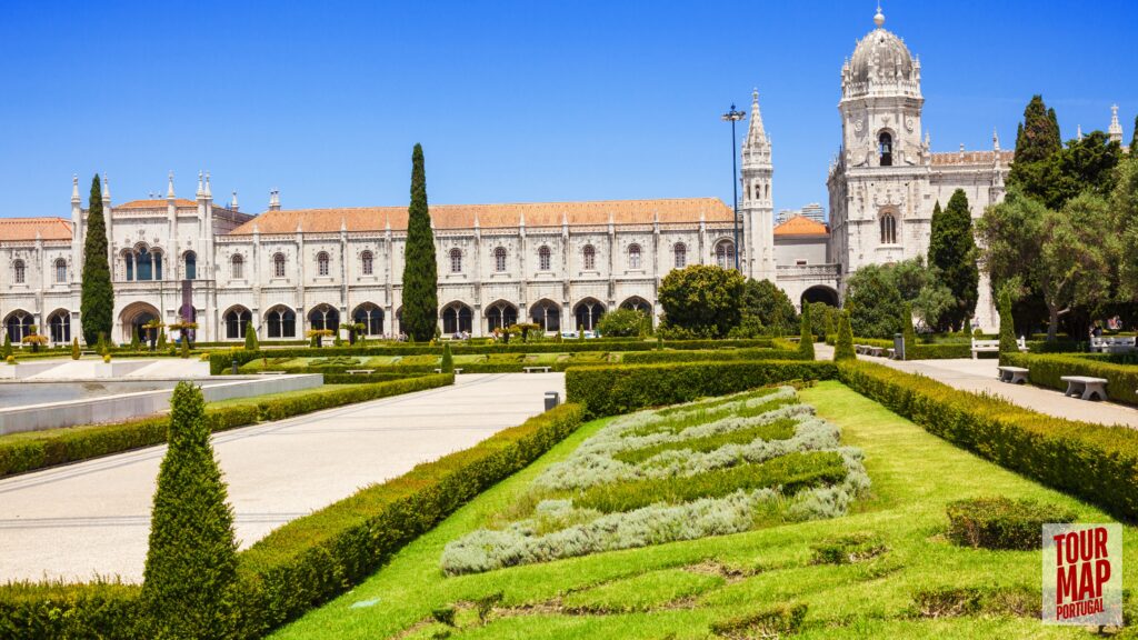 UNESCO-listed Jerónimos Monastery near Tagus River in Lisbon, featured by Tour Map Portugal