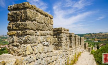 Historic town of Obidos, Portugal with scenic views and cobblestone streets on a Tour Map Portugal tour