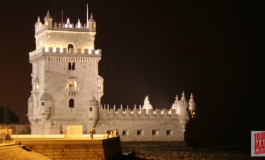 The iconic Torre de Belém fortress by the River Tagus in Lisbon, highlighted by Tour Map Portugal
